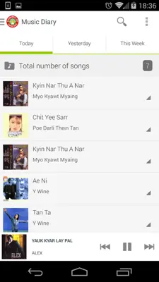 MyanmarMP3 android App screenshot 1